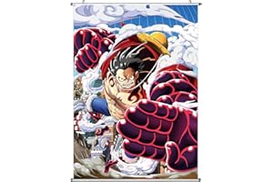 CosplayStudio One Piece Ruffy Gear 3rd - Cuadro enrollable, diseño de cacemono de tela (60 x 90 cm)