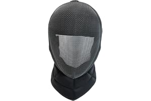 Ronyme Fechtmaske, Fechtgesichtsschutz, professioneller Anti-Stich-Kendo-Fechtmaske, Fechthelm für Sportgeräte