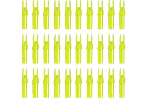 PATIKIL Archery Arrows Nocks 6.2mm, Plastic Insert Arrow Nock Replacement Arrow Tails for Shooting Compound Recurve