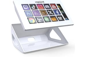 VAPOURD Stream Control Deck, Studio Controller, 15 Makro Tasten, Streaming Tastatur, anpassbare LCD Tasten, Aktionen in Apps und Software wie OBS, Twitch, YouTube auslösen, kompatibel mit Mac und PC