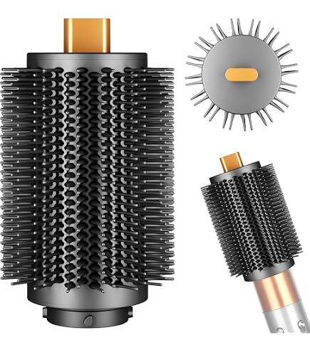 Dyson AirwrapHS01 本体 アタッチメントセット Large Round Volumizing Brush for Dyson Airwrap Styler, Nickel