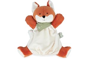 Kaloo - Les Amis - Doudou Marioneta Bebé Paprika el Zorro - 24 cm - Tejido Muy Suave - Desde el Nacimiento, K963496