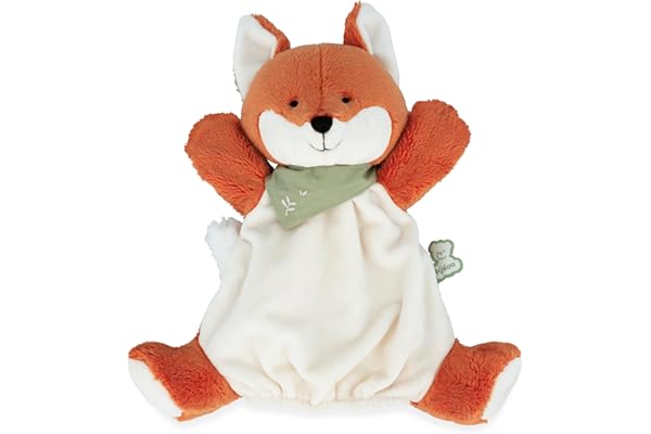 Les Amis - Paprika Renard Doudou MARIONNETTE Orange