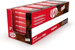 Kit Kat NESTLÉ Barritas de chocolate negro, pack 24 unidades (3x41.5g)