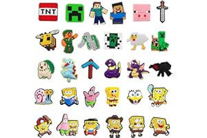 GSXNKK Cartoon Shoe Charms Decoration for Kids Boys Girls Men Women - DIY Shoe Charms Gifts For Party Birthday Gifts