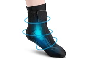 ABUBU Calcetín de Terapia de Frío y Calor, Calcetín de Gel Reutilizable, Tobillera, Fascitis Plantar, Artritis, Hinchazón, Esguince, Dolor de Pies, Tobillo, Lesiones