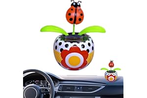 MEINDIN Solar Wackelfigur Auto, Auto-Armaturenbrett-Zubehör, tanzende Blume, Armaturenbrett-Dekoration, Heimtisch, Schreibtisch, Armaturenbrett, Auto-Dekoration, solarbetriebenes Ornament