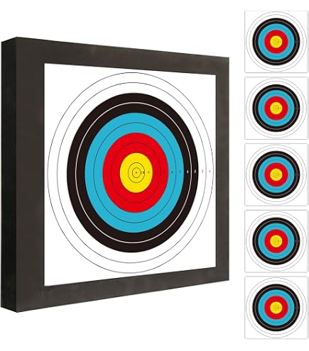 Sechseckiges Pfeilziel Für Bogenschießen – Polyfusion-Kern, 45,7x45,7x40,6 Cm, 6,8 Kg, Stoppt Feld-/Jagdspitzen