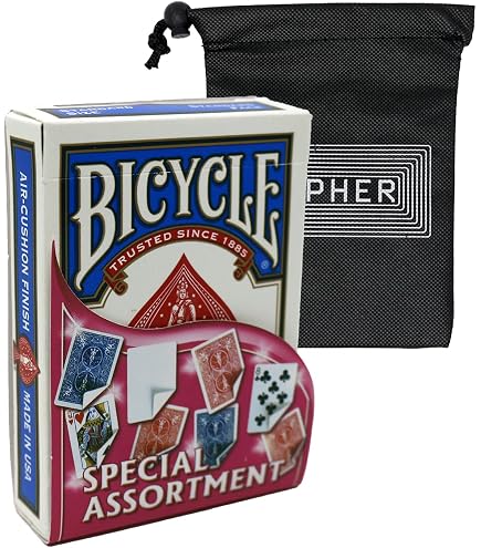 Jeu De Cartes Bicycle Double Face Blanche | 54 Cartes Rider Back - Pour Tours De Magie Et Jeux