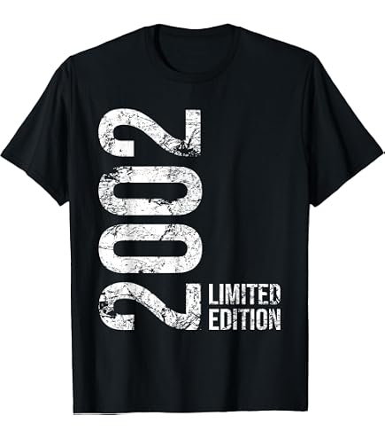 Geburtstagsposter 2002 – Vintage-Design, DIN A4, 300 G/m² Papier, Perfekt Als Geschenk Oder Deko