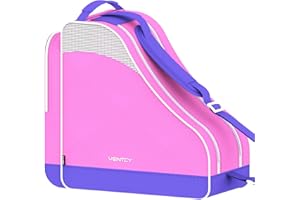 VENTCY Ice Skate Bag Adult, Unisex Roller Skate Bag, Inline Skate Bag Kid, Figure Skate Bag Woman, Quad Skate Bag Men, Bag to Carry Ice Skate for Up to Size 8.5(UK)…