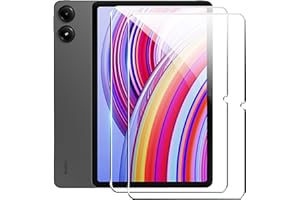 Rojeuinn 2 Pezzi Vetro Temperato per Redmi Pad Pro 5G/ 4G / Xiaomi POCO Pad 12.1 inches Pellicola Protettiva, Senza Bolle, Anti-Scratch,Durezza 9H