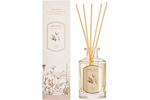 ‎AIRKEEP Airkeep Raumduft Clean Linen Duft, 180ml Reed Diffuser mit 8 Duftstäbchen，Raumerfrischer Für Badezimmer, Wohnung, Heimdekoration