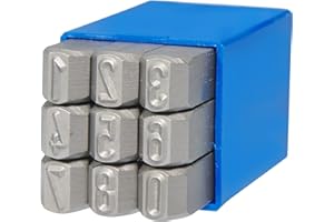 GRAVUREM-S Jeu chiffres à frapper 0-9 / 8mm