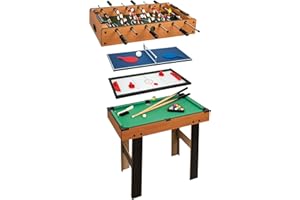 COLORBABY Table multijeux 4 en 1 avec pieds 85328 - Version Espagnole
