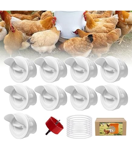 6-Piece Automatic Poultry Waterer Set - Convenient Hanging - View #14