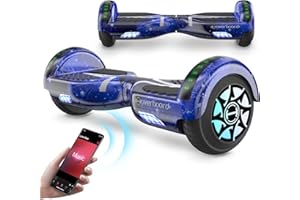 Hoverboards for Kids, 6.5" Hoverboard with Bluetooth Speaker, Flash LED Lights, iHoverboard H4 Self Balancing Hoverboard, Gift for Boys and Girls