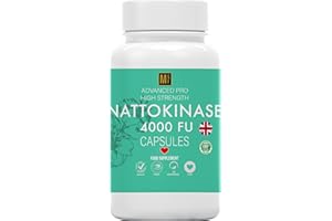 METASUPERFOODS Nattokinase 120 Capsules | 4000FU | High Strength Japanese Natto | Heart Health & Circulation, Vegan, No Fillers, No Binders Non GMO Digestive Enzymes