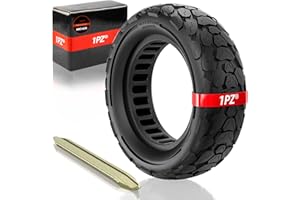 1PZ KBO-6DX 10x3 255x80 Solid tire 80/65-6 Replacement for Nanrobot D4+ D5+ D6+ Varla Eagle 1 Zero 10x Apollo Pro Kugoo M4 Pro Electric Scooter Go karts