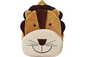 ISIYINER Kids Cartoon Backpack Toddler Children School Bag Cute Cartoon Animal Preschool Rucksack Gift for Children Boys Girls