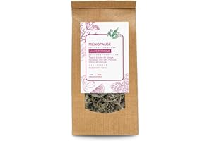 RUE DES PLANTES - Tisane Ménopause 100g | Infusion Naturelle pour Soulager les Désagréments Liés à la Ménopause | Bien-être Féminin