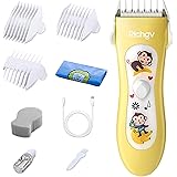 Bimirth Tondeuse A Cheveux Pour Bebe Tondeuse Bebe Silencieux Sans Fil Silencieuse Cable Usb Rechargeable Dans Un Sac Pour Un Rangement Facile Etanche 3 Peignes