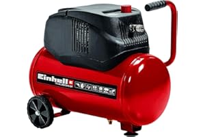 Einhell Compresseur TC-AC 200/24/8 OF (1.200 W., max. 8 bar, réducteur de pression, moteur sans huile ni entretien, réservoir de 24 l, support amorti aux vibrations, clapet anti-retour/sécurité)