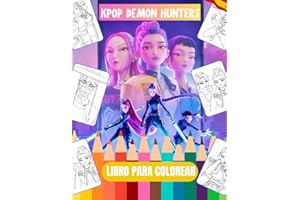 K-pops dem-ons hunters libro para colorear