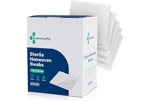 Sanosafe Sterila Nonwoven-kompresser 7,5x7,5 cm 100 stycken