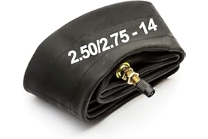 PETROLSCOOTER Heavy Duty Motorcycle Inner Tube 2.50/2.75-14 14'' 14 Inch Motorbike Front Wheel Innertube Fits 110cc 125cc 140cc 160cc
