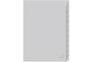 Kangaro Karton-Register DIN A4 Jan-Dec. 180 g/m² recycelter Grau FSC Karton - 12-teilig