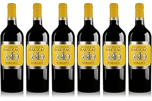 CHÂTEAU DAUZAC BACCHUS DE DAUZAC - AOP Margaux - Grand Vin Rouge de Bordeaux Medoc - Vin 100% Vegan - 6 x 0.75cl - Second Vin du Chateau Dauzac Grand Cru Classé du Médoc