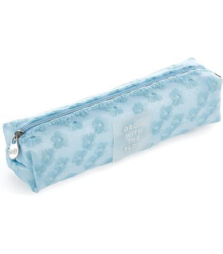 Miquelrius - Astuccio grande, portapenne rotondo, materiale riciclabile, cerniera, collezione iride, colore corallo
