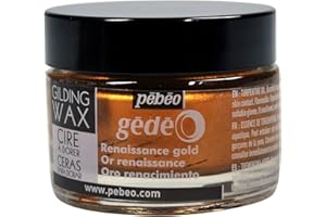 JUSTARTSCRAFTS Renaissance Gold 30ml, Gilding Wax. Perfect for Creating Bright, Metallic Coating for Home Decor, Furniture, Art