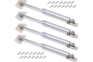 AOLEGOO Amortiguadores de Gas 120N, Amortiguador Puerta Armario, Pistones a Gas Muebles Cocina Amortiguadores Muebles Bisagras Puertas Cocina (120N-4PCS)