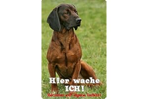 NANYUK +++ Bayerischer GEBIRGSSCHWEISSHUND - Metall WARNSCHILD Schild Hundeschild Sign - BAY 03 T15