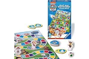 Ravensburger 22671 - Paw Patrol: Auf zur Zentrale! - Mitbringspiel für 2-4 Spieler ab 3 Jahren mit den Helfern auf Vier Pfoten aus der erfolgreichen Kinderserie Paw Patrol