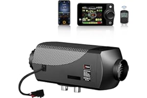 HCALORY Riscaldatore ad Aria Diesel 5-8kw, Riscaldatore per Veicoli Diesel 12V 24V, Riscaldatore Stazionario Diesel Portatile, con Monitor LCD e Telecomando per Camion, Autobus, Barca, Camper