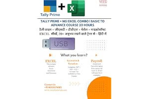 Veertutorial Tally Prime + Excel Basic to Advance Video Training in Hindi PEN DRIVE
