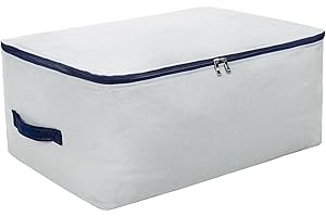 IWILL CREATE PRO Duża torba do przechowywania z miękkiego płótna, schowek na półkę w szafie, oddychająca, nadająca się do prania, beżowa