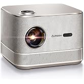 AURZEN BOOM 3 DoIby Ses ve 36W Hoparl&ouml;rler, Otomatik Odaklama ve Keystone, Netflix Resmi 500 ANSI Ev Dış Mekan Projekt&ouml;r&uuml;, Ak