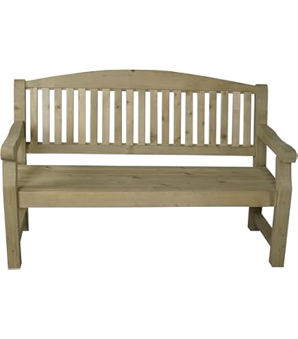 Jati York Grade A Teak 4 Seater FULLY ASSEMBLED Garden Bench With Natural Cushion Brand Quality Value