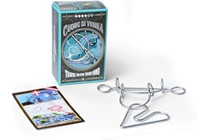Logica Giochi Art. Cuore Di Vienna - Rompicapo in Metallo - Difficoltà: 4/6 ESTREMO - Serie Viaggiatori da Collezione