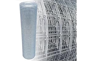 Garmix Volierendraht Verzinkt 25x25mm Drahtgitter 4-Eck Maschendraht (100cm x 5m, 2,00mm)