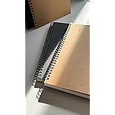 Difference Promotion Spiral Notebook, Kraft Cover, B5 Size (182x257 mm), 100 Leaves (Unlined)