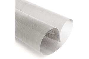 SKYPRO 1Pack 120 Mesh 304 Stainless Steel Woven Wire Mesh Never Rust, Hard and Heat Resisting Metal Mesh Sheet Great for Home, Kitchen, Garden, Airbrick - 11.8x23.6 Inch