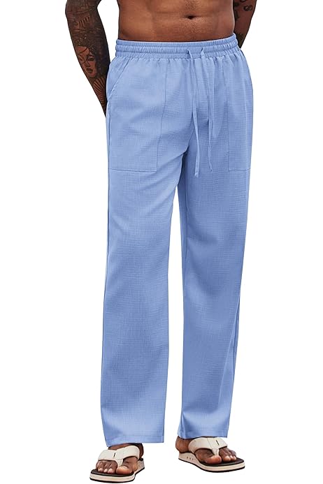 Pantaloni Tuta Uomo LOTTO LA 1105 In Felpa Di Cotone - Comodi, Con Polsini E Vita Regolabile, Grigio - Foto 8