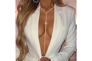 Wendalern Strass corpo catena Oro cristallo pancia corpo catena Beach Bikini Bra catena Vita corpo catena imbracatura Diamante corpo collana Party Porm Accessorio per le donne