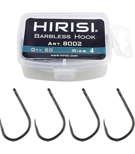Carp On - 80 Hameçons Sans Ardillon Pour Carpe – Tailles 4, 6, 8, 10 – Modèles Courbés & Larges Gape – Boîte De Rangement Solide Incluse