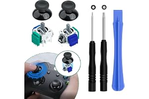 Tolesum TMR-effektjoystick analog ersättningskit för Xbox Series X/S, Xbox One, Xbox One X/S-kontroll med reparationsverktyg (svetsning krävs) ingen drift
